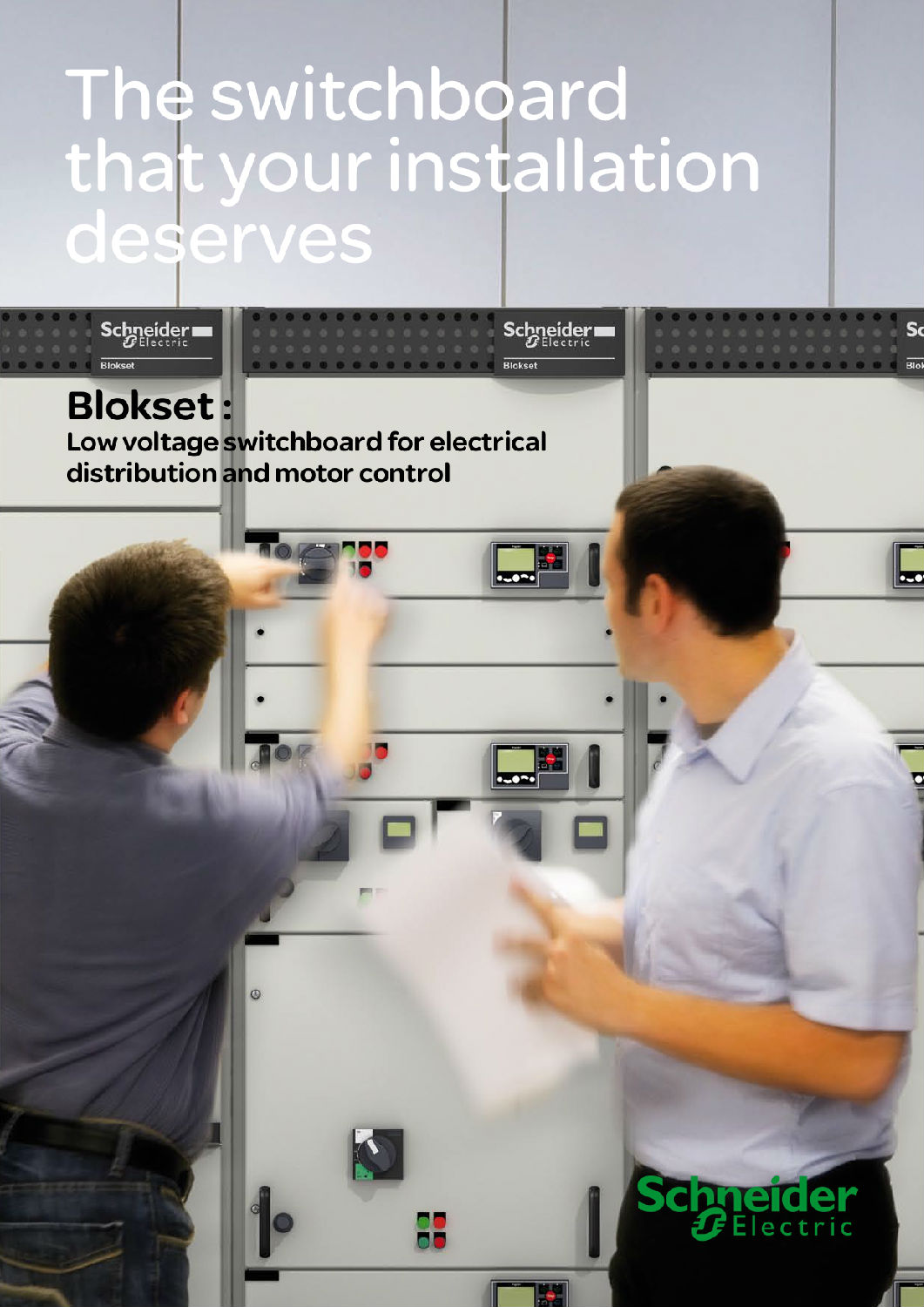 施耐德BlokSeT低压柜英文说明书 施耐德BlokSeT低压柜英文说明书